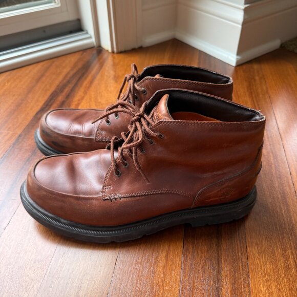 Timberland Sz 10 Tan/Brown Leather Chukka Boots
